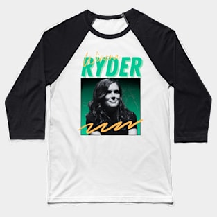 Winona ryder***original retro Baseball T-Shirt